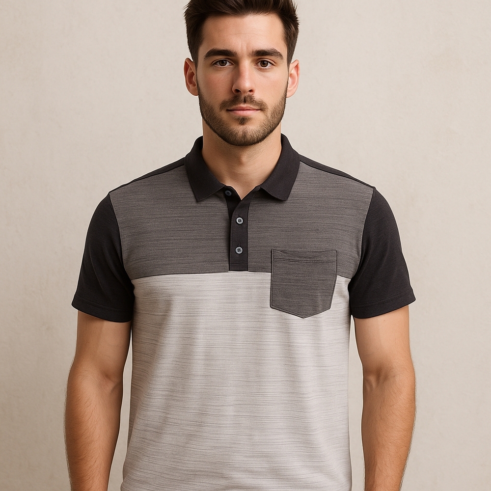 Calvin Klein Polo Colorblock Shirt Size Medium